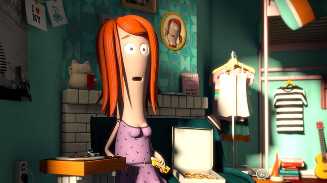 A scene from the animated short A Single Life