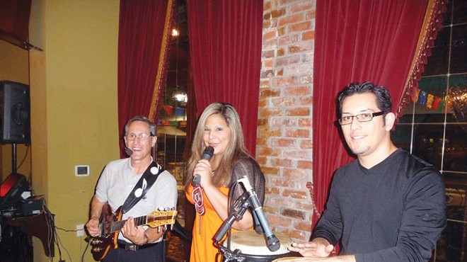 Albert & Extasy (Albert Arguelles, Stacey Mazuca, and Albert A. Arguelles) turn the party on every Sunday (6-10 p.m.) at the Mariachi Bar.