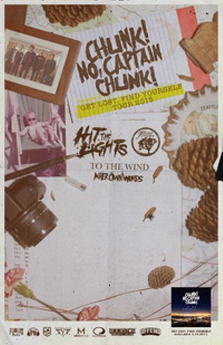Chunk! No Captain Chunk, Hit The Lights, Forever Came Calling, To The Wind, In Her Own Words