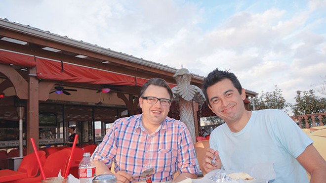 Fabien “Frenchie” Jacob and fellow traveler Carlos Montoya