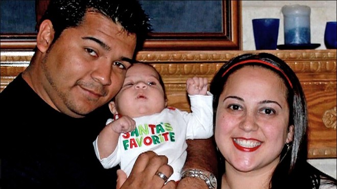 Marlise Muñoz, her husband Erick and their first child. Muñoz became the subject of the abortion debate when she was declared brain dead during her second pregnancy. Her family was initially not allowed to remove her from life support.