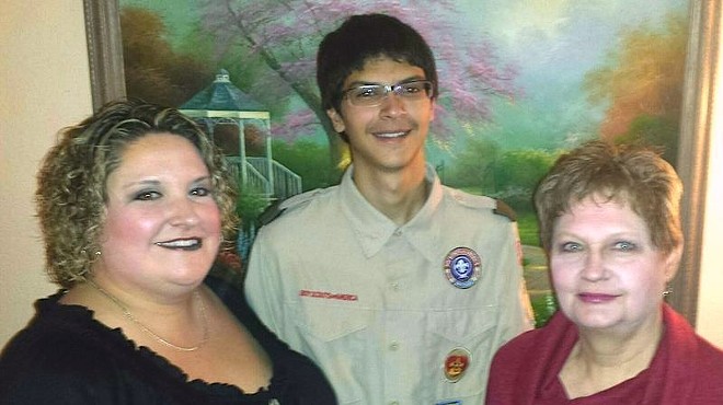 Adella Freeman says she was kicked out of her son's Boy Scout troop because of her sexual orientation.
