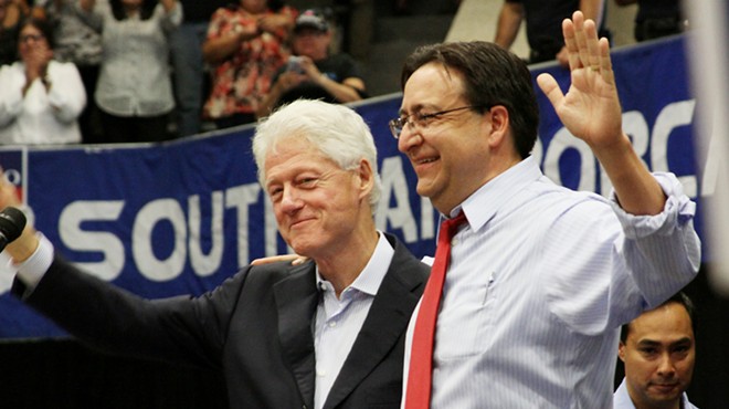President Clinton stumps for Gallego at South San