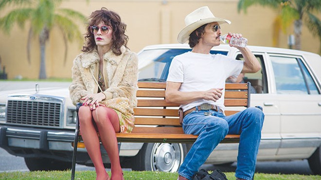 Rayon (Jared Leto) is not exactly thrilled with Ron (Matthew McConaughey) either.