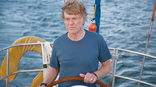 The still-incredibly-good-looking old man and the sea—Our Man (Robert Redford) in 'All Is Lost'