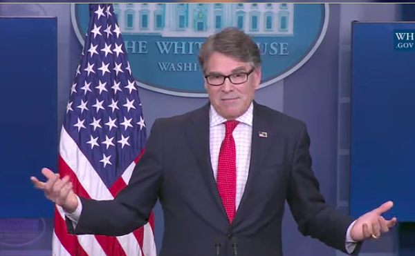 Rick Perry, Now Energy Secretary, Is Still Confused About Climate Change