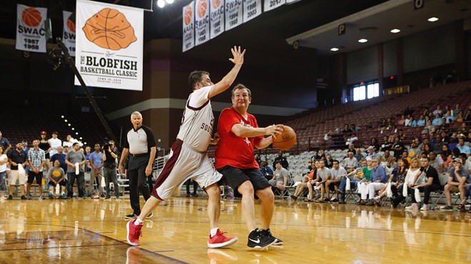 Ted Cruz Somehow Beat Jimmy Kimmel in a Basketball Game