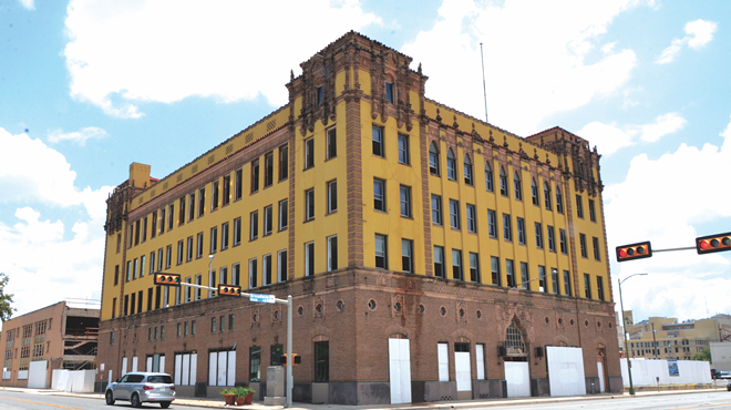 The San Antonio Light building once housed one of the city's daily newspapers. Now it's being gutted to make way for a tech firm.