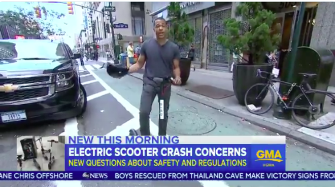 Recent news reports like this one have aired a clip of a San Antonio woman getting run down by an electric scooter.