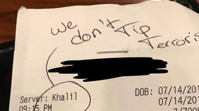 Texas Waiter Admits to Faking Racist Message