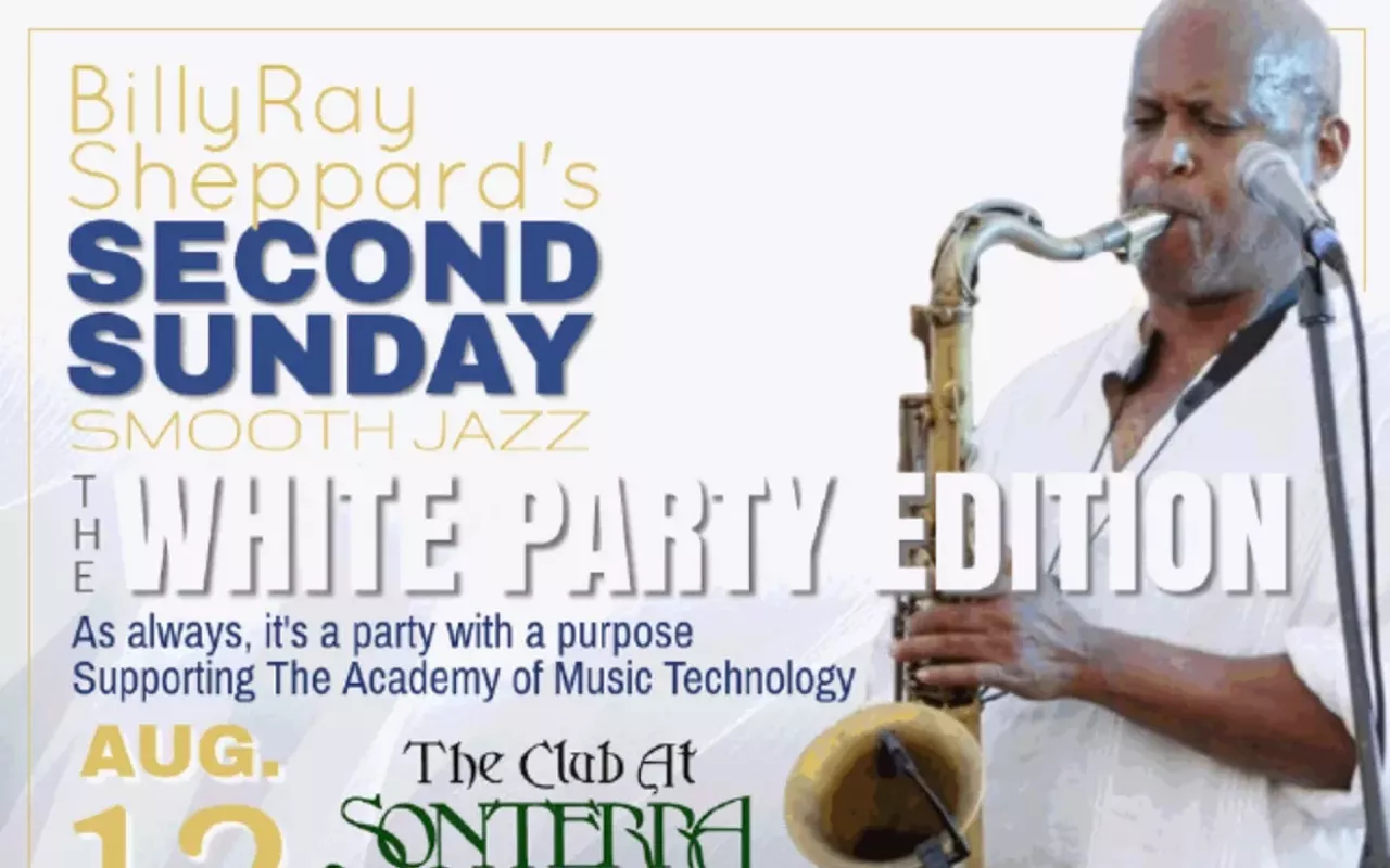 Image: BillyRay Sheppard's Second Sunday Smooth Jazz: White Party Edition