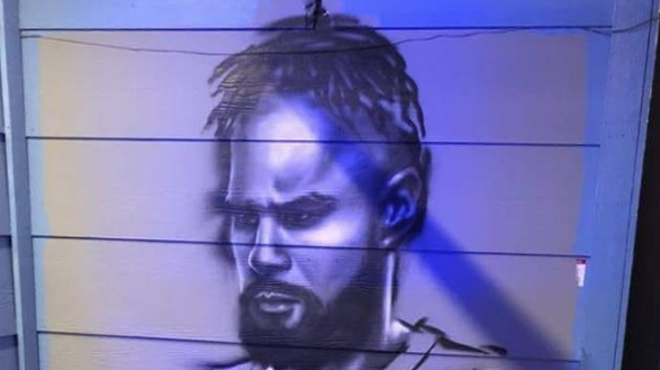 Patty Mills Finally Added to Huge Spurs Mural at South Side Restaurant
