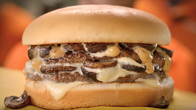 Mushroom Swiss Burger is Back at Whataburger