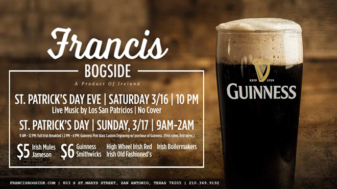 St. Patrick's Day Weekend with Francis Bogside
