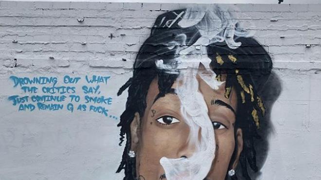 San Antonio Street Artist Adds Mural of Rapper Wiz Khalifa
