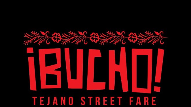 Artist Regina Morales' logo for the pop-up restaurant ¡Bucho!