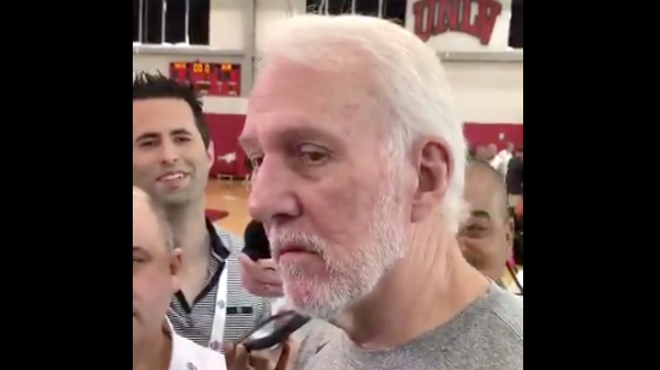 Coach Popovich Defends NBA Commissioner on China and Tears Into Donald Trump (Again)