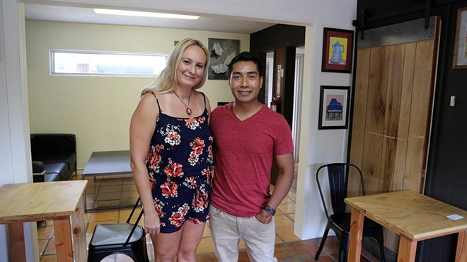 Laura and Rudy Lopez are opening Kapej, a coffee shop/art gallery, at 415 Camden St.
