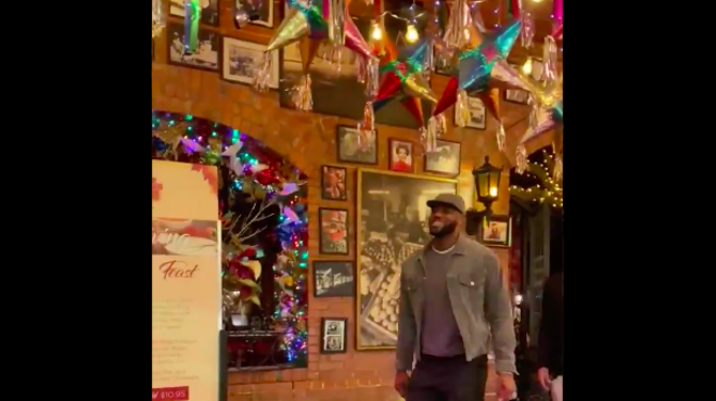 LeBron James, Danny Green and the Los Angeles Lakers Went to Mi Tierra After Beating the Spurs Monday Night