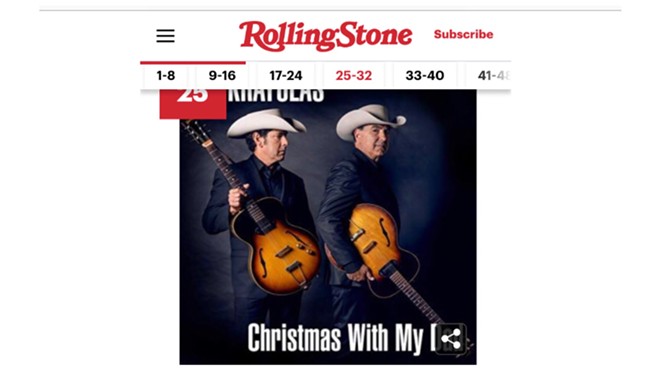 San Antonio Band the Krayolas Land in Rolling Stone With a Review of 'Christmas With My Dad'