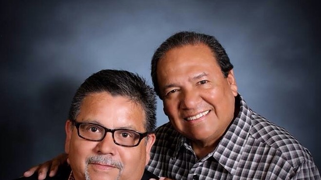 San Antonians Mike Rodriguez (left) and Brad Veloz have been together for nearly 40 years.