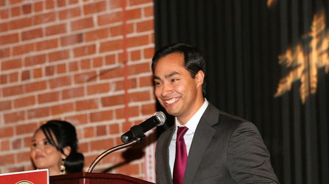Rep. Joaquin Castro and seven other House Democrats toured the Karnes County Residential Center on Monday.