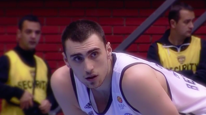 The Spurs drafted Nikola Milutinov with the 26th pick in the 2015 NBA Draft.