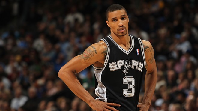 George Hill has been practicing his poker face since his Spurs days.