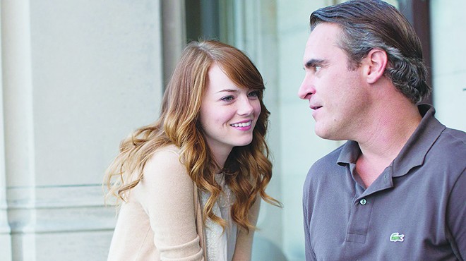 Emma Stone and Joaquin Phoenix star in Woody Allen's latest cinematic offiering.