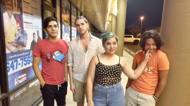 Octahedron (pictured from left to right: Daniel Puente, Ruben Lopez, Elena Lopez, and Austin Jimison)