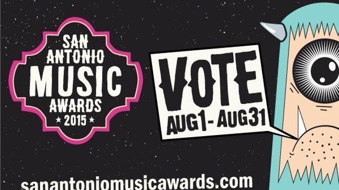 Voting for the San Antonio Music Awards closes on Monday, August 31