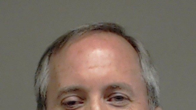 Texas Attorney General Ken Paxton's mugshot.
