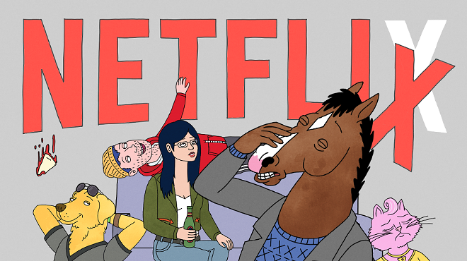 The bold and brash BoJack Horseman is voiced by the ever funny Will Arnett. Catch seasons one and two now streaming on Netflix.