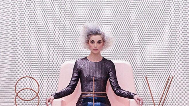 St. Vincent on the cover of her 2015 self-titled album