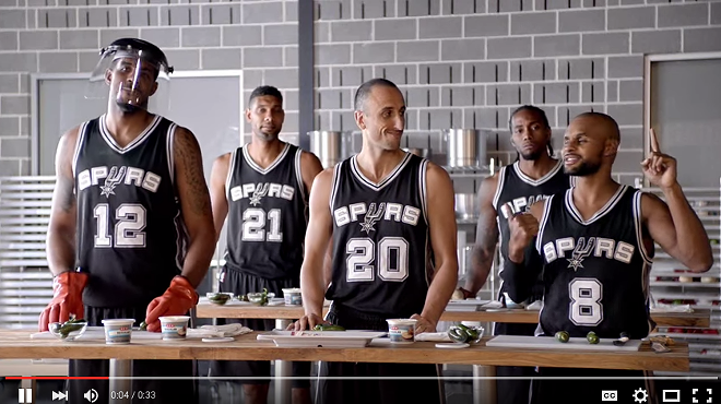 H-E-B released its new set of commercials with the Spurs.