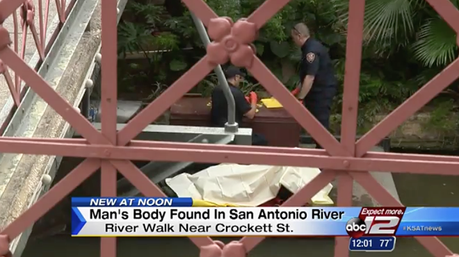 A body was floating in San Antonio River today in the heart of the River Walk.