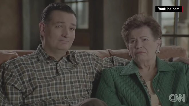 Ted Cruz and his mother, Eleanor Darragh.