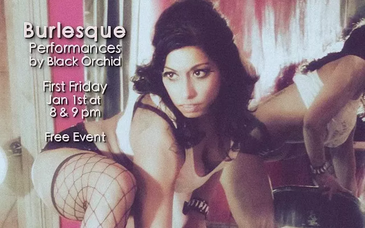 Image: Burlesque Performance by Black Orchid - First Friday Free Event