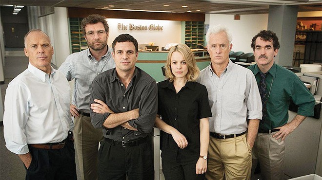 Spotlight takes a spot in the pantheon of journalism flicks.