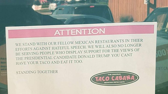 Have You Seen One of These Fake Signs About Mexican Restaurants Banning Donald Trump Supporters?