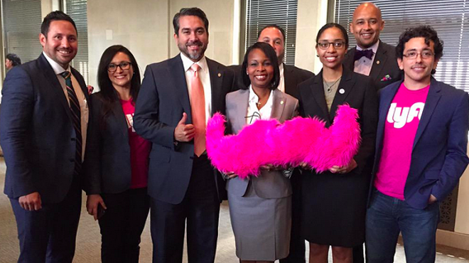 It was all smiles when Lyft and Uber came back to San Antonio.