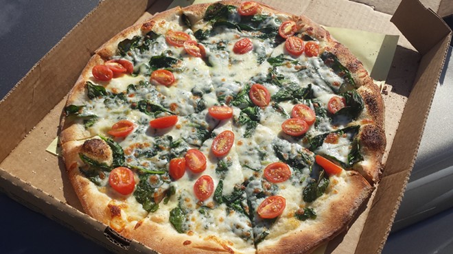 Get the Popeye at Yaghi’s New York Pizzeria