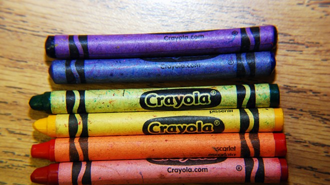Crayons: too destructive for federal immigration authorities.