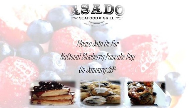 National Blueberry Pancake Day at Asado Seafood & Grill
