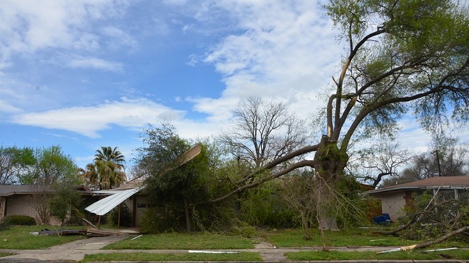 Homes on Linda Drive sustained major damage during the storm