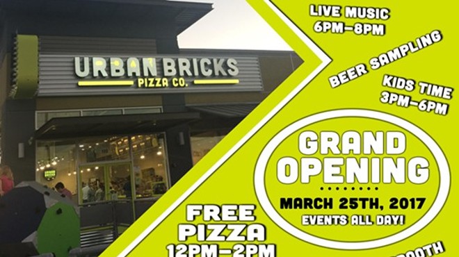 Free Pizza at Grand Opening of Urban Bricks Pizza Live Oak