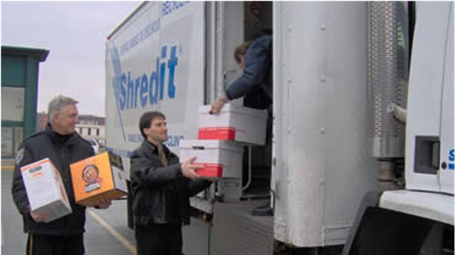 Frost Shred-It Event at Boerne Financial Center