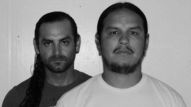 The last original members of With All Sincerity Greg Rivera (left), Adolf Acosta (right)