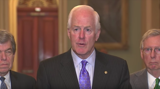 Sen. Cornyn announcing his law to enforce laws Tuesday