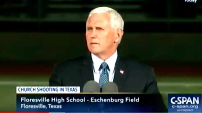VP Mike Pence Joins Sutherland Springs Community in Prayer After Shooting